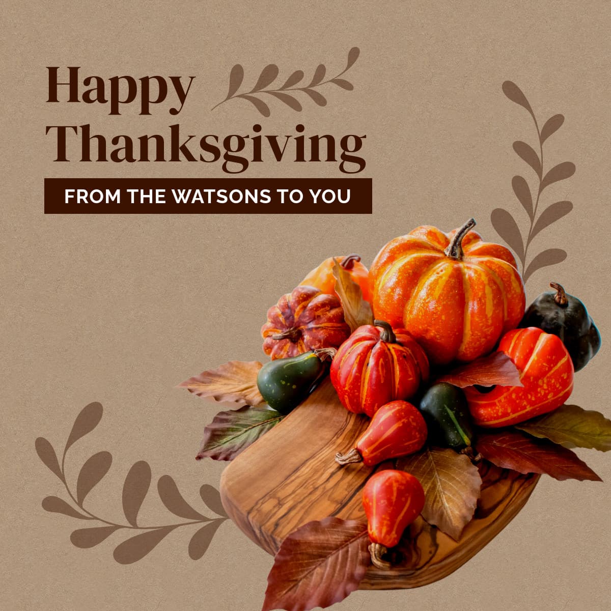 Rustic Pumpkin Thanksgiving Card-1200x1200px-FacebookSquarePost