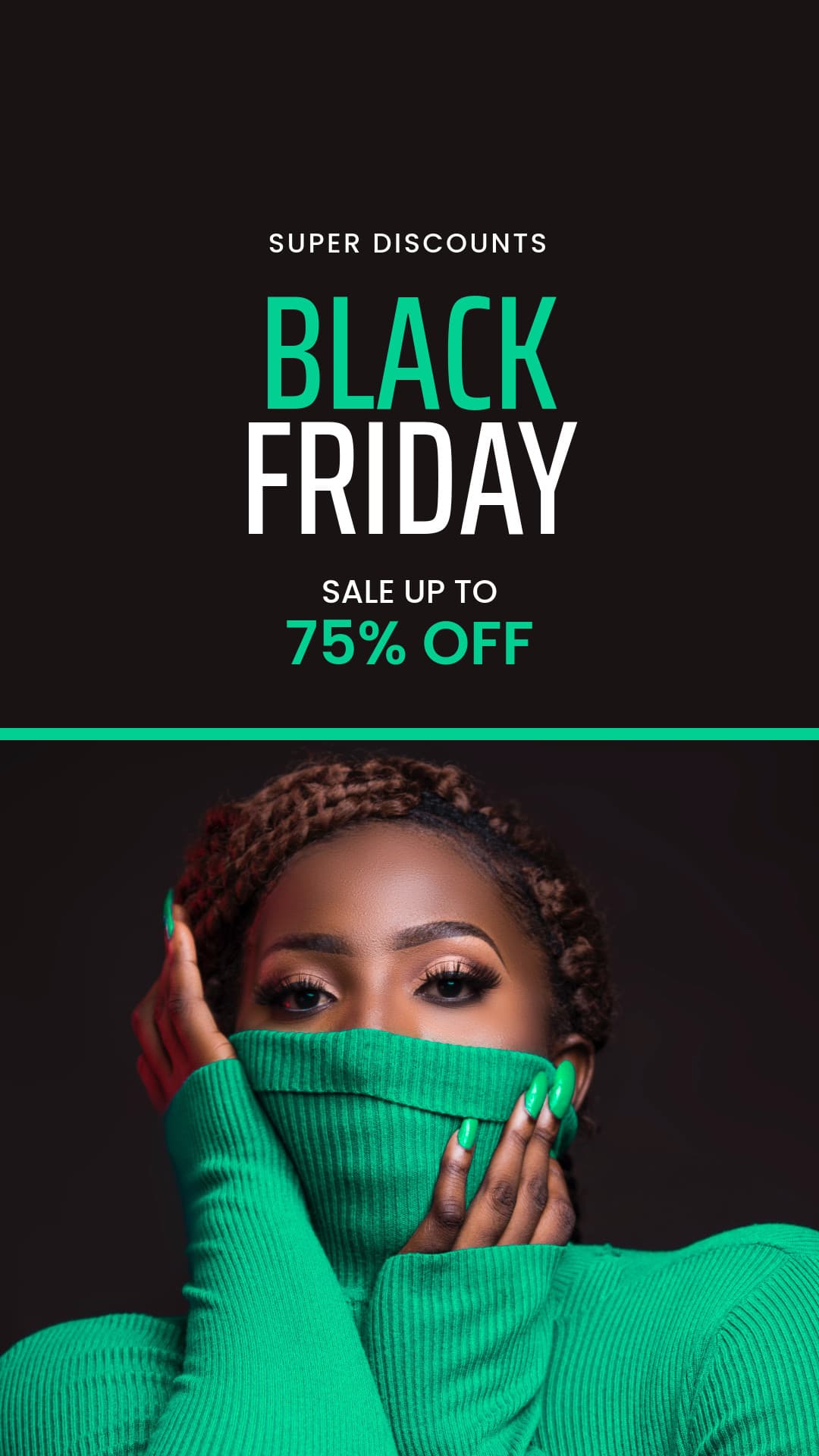 Green Black Friday Super Discounts Animated-1080x1920px-Story