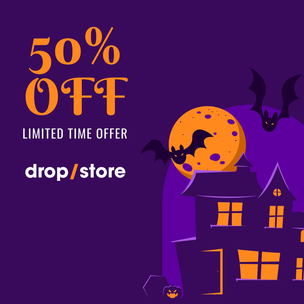 Purple Limited Time Halloween Offer-1200x1200px-FacebookSquarePost
