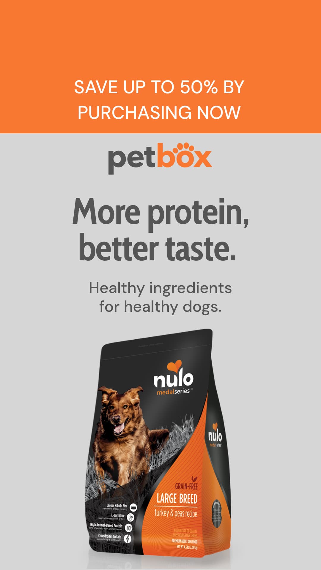 Petbox More Protein Dog Food Animated-1080x1920px-Story
