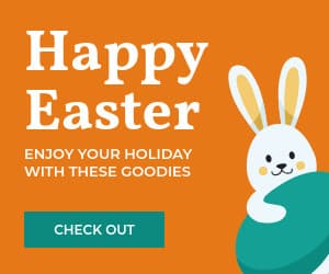 Happy Easter with Holiday Goodies-300x250px-MediumRectangle