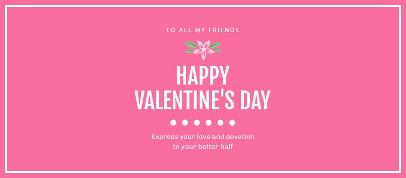 Pink Happy Valentine's Day My Friends-820x360px-FacebookCover