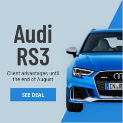 Audi RS3 Client Advantage Car Deals Animated-250x250px-Square