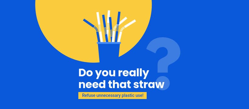 Earth Day Refuse Unnecessary Plastic Use-820x360px-FacebookCover