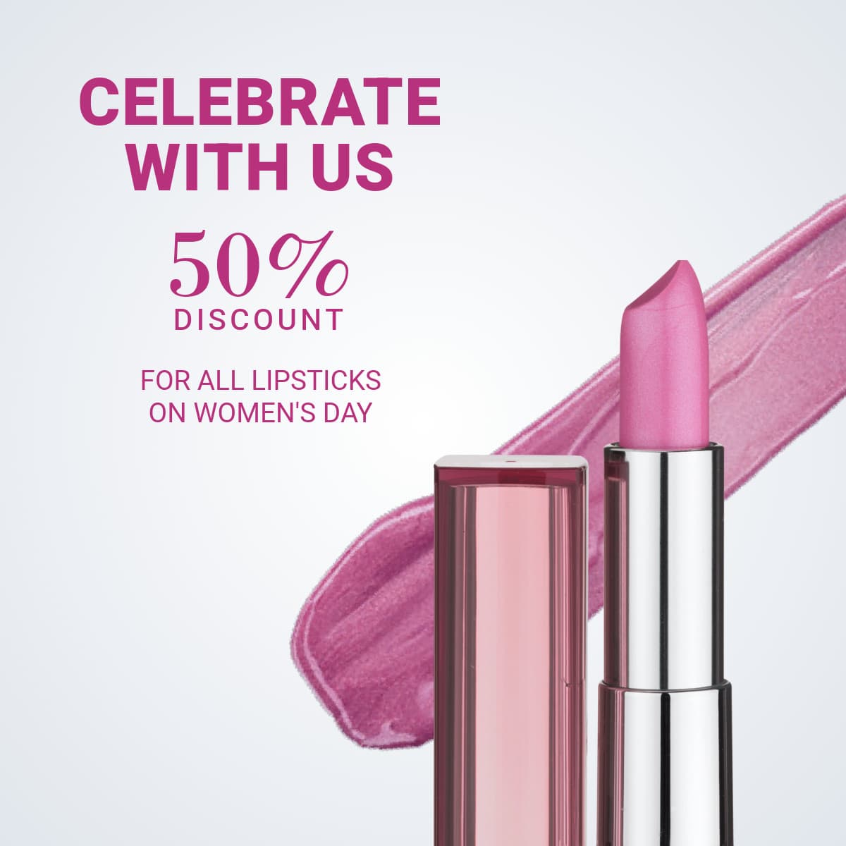 Celebrate Women's Day Lipstick-1200x1200px-FacebookSquarePost