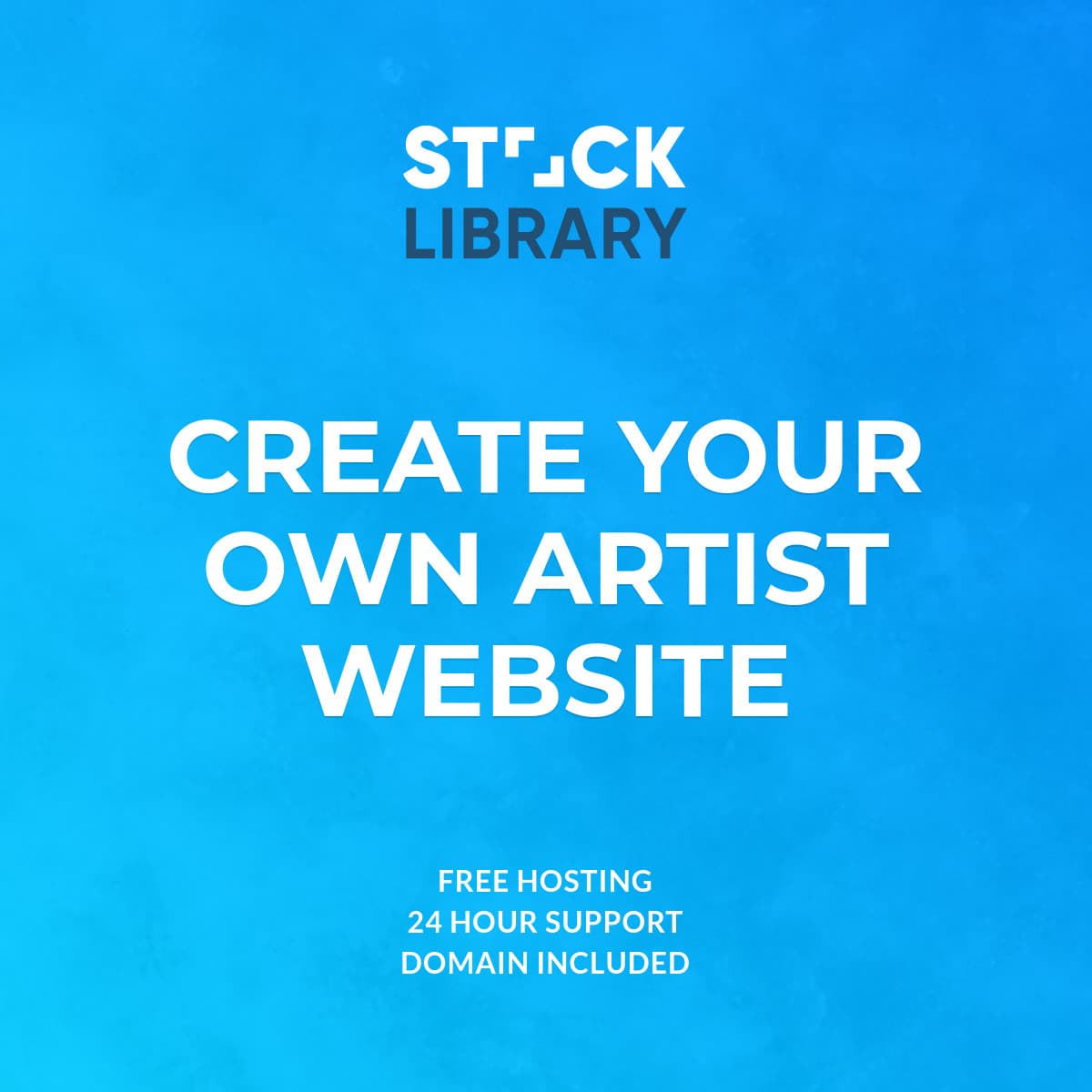 Create You Own Artist Website-1200x1200px-FacebookSquarePost