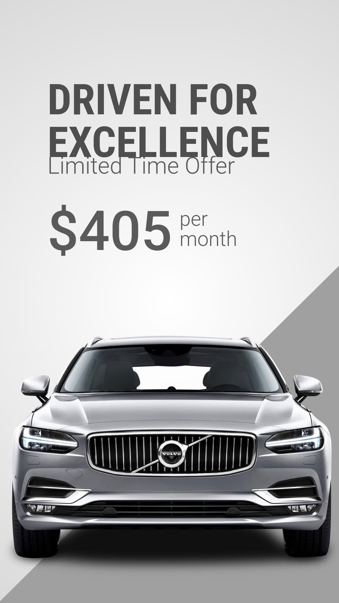 Driven For Excellence Gray Volvo Animated-1080x1920px-Story