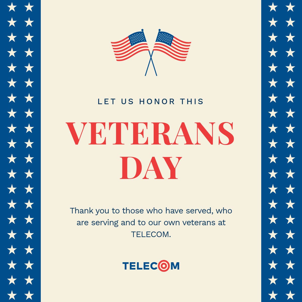 Honor This Veterans Day Telecom-1200x1200px-FacebookSquarePost