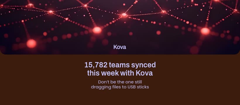 Teams Synced This Week Kova Software Animated-728x90px-Leaderboard-820x360px-FacebookCover