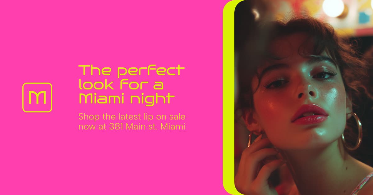 Perfect Miami Night Look Mantix Beauty Products Animated-728x90px-Leaderboard-1200x628px-FacebookSpo