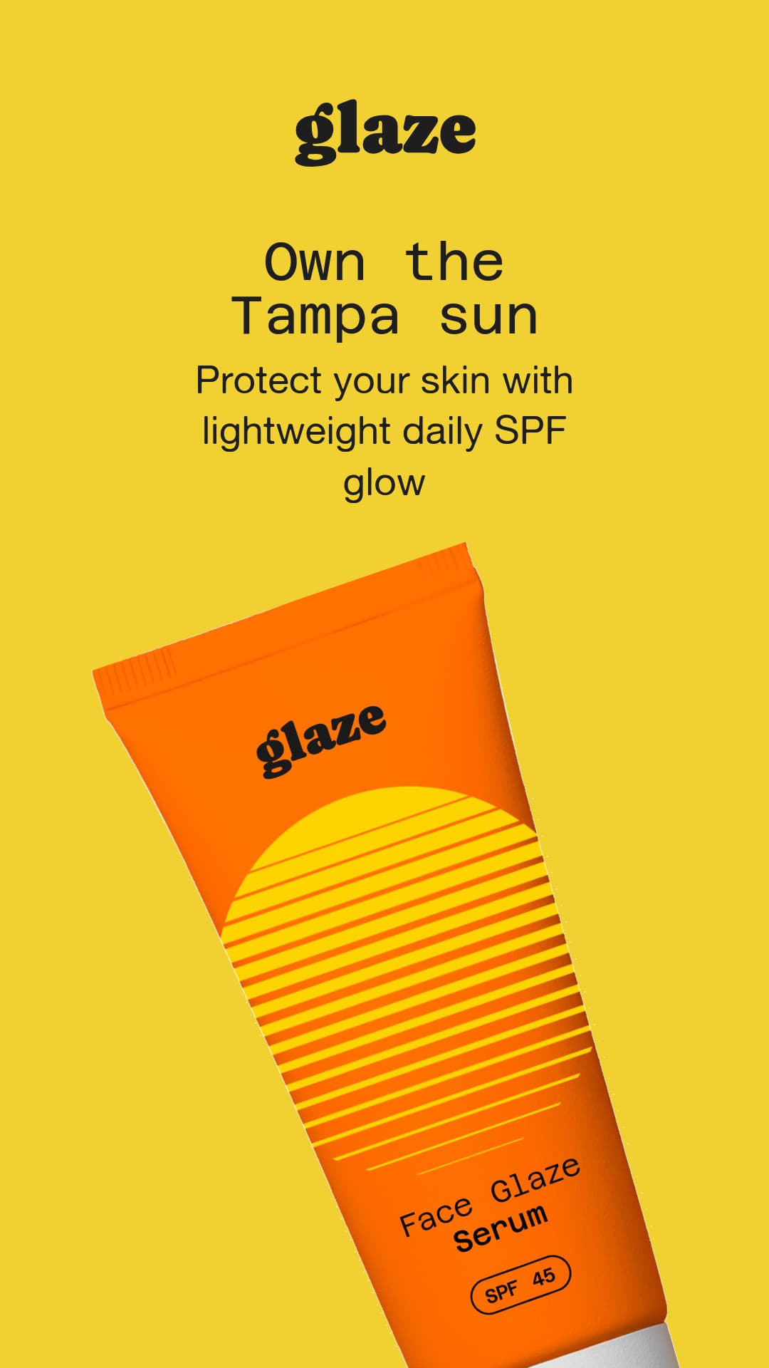Glaze Tampa Sun Protection Beauty Products Animated-1080x1920px-Story