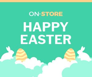 Happy Easter Bunny in Clouds-300x250px-MediumRectangle
