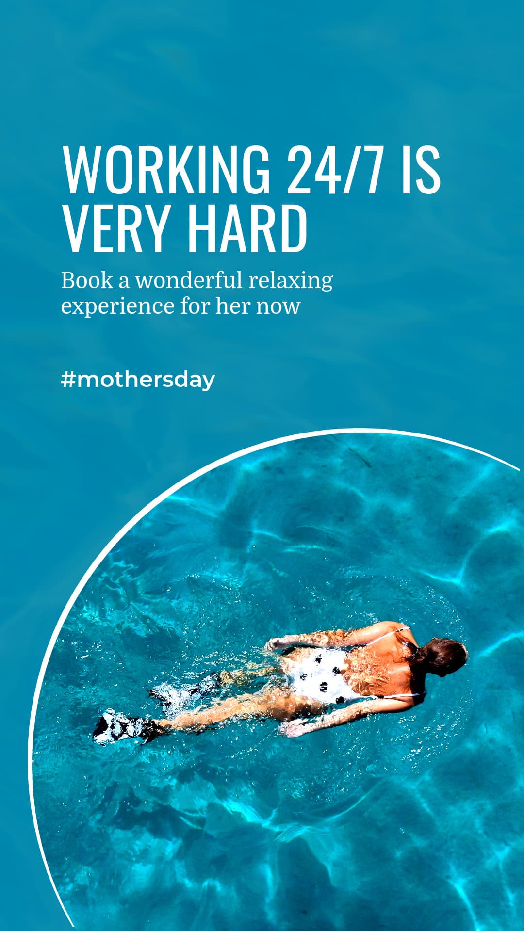 Mother's Day Spa Working as Mom-1080x1920px-Story