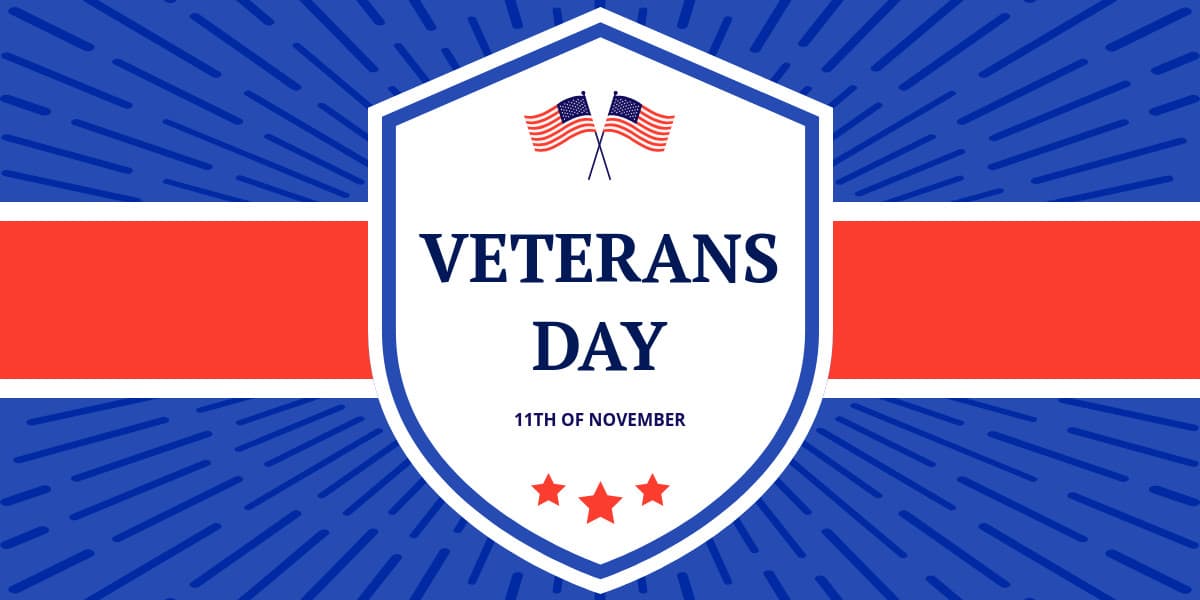 11th of November Veterans Day Shield-1200x600px-TwitterImagePost