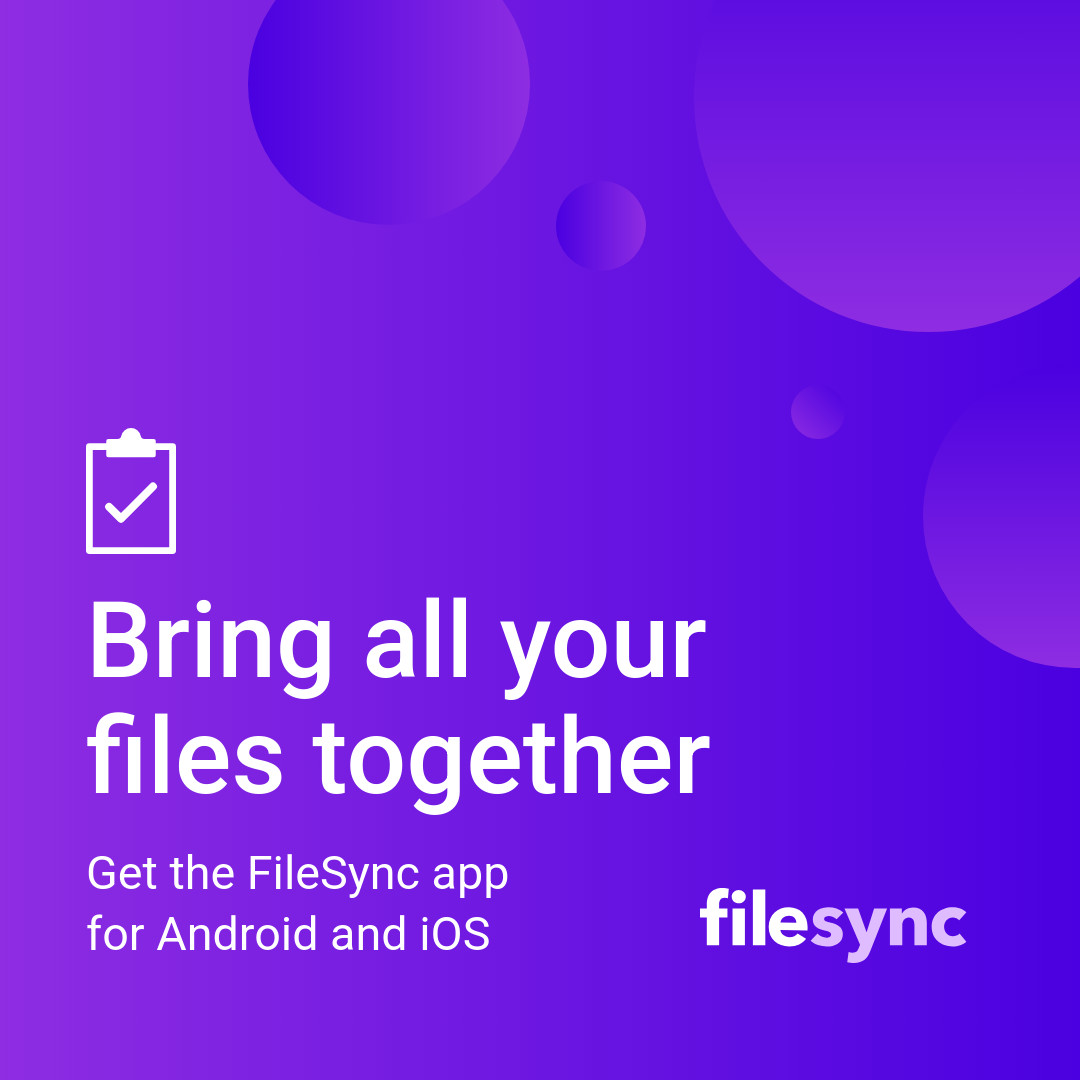 Purple File Synchronization App-1080x1080px-InstagramPost