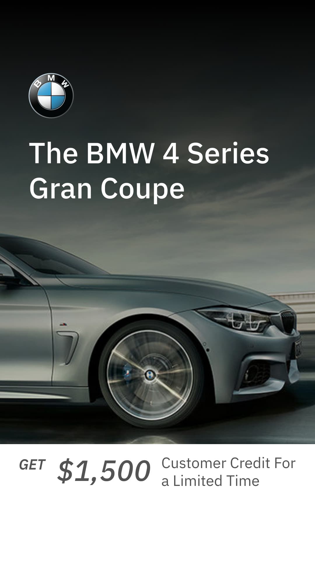 BMW 4 Series Gran Coupe Offer Animated-1080x1920px-Story