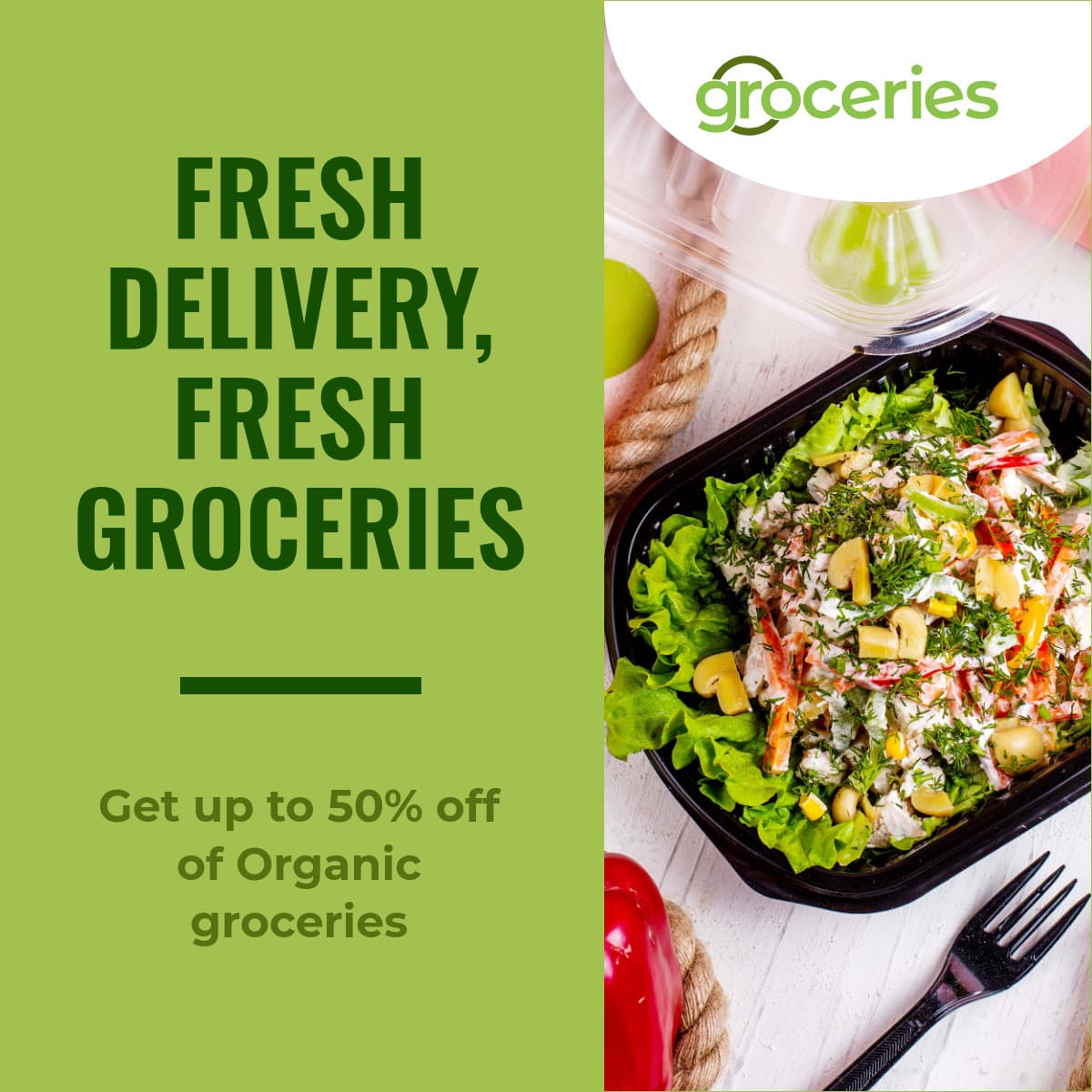 Fresh Delivery Fresh Groceries Animated-1200x1200px-FacebookSquarePost