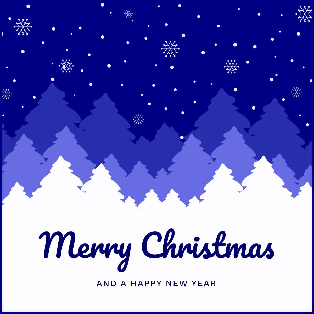 Merry Christmas Winter Forest-1200x1200px-FacebookSquarePost