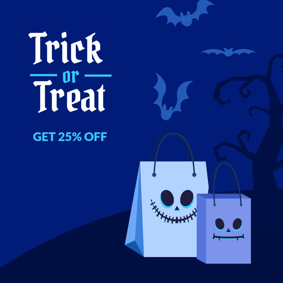 Trick or Treat Halloween Sale-1200x1200px-FacebookSquarePost
