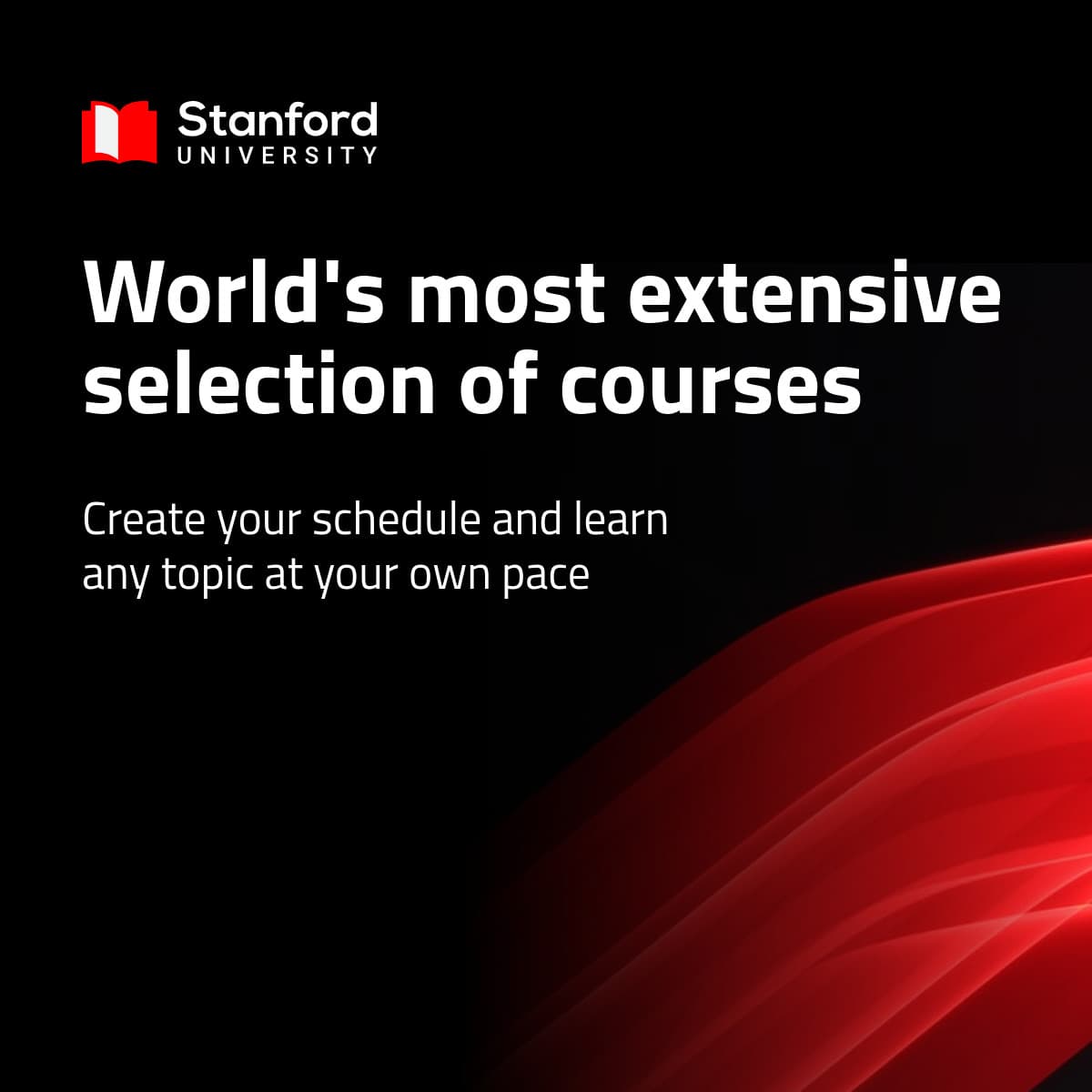 Most Extensive Selection Of Courses Animated-1200x1200px-FacebookSquarePost