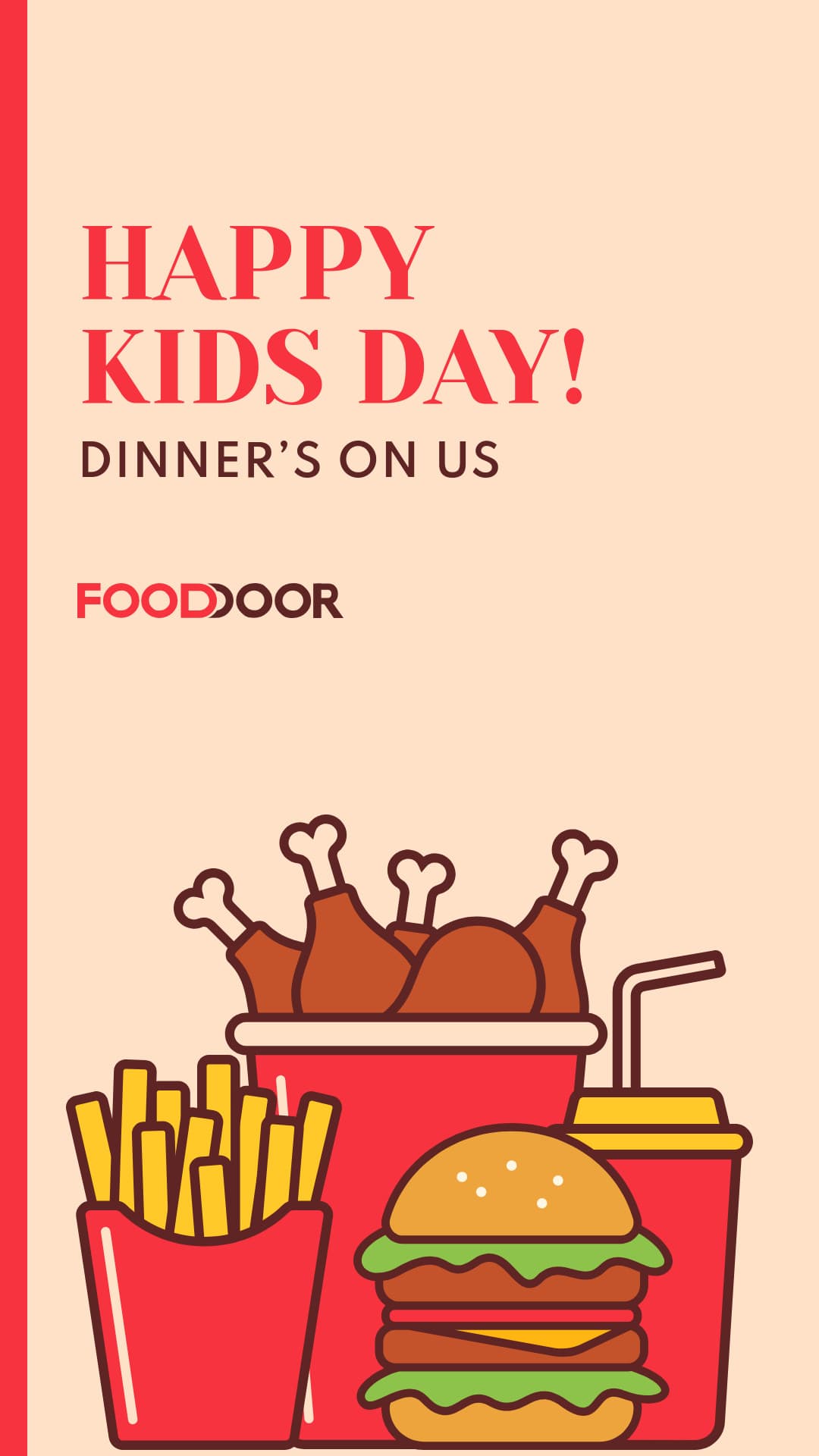 Happy Kids Day Free Dinner-1080x1920px-Story