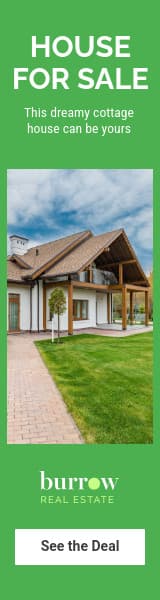 Green Dreamy Cottage House Animated-160x600px-WideSkyscraper