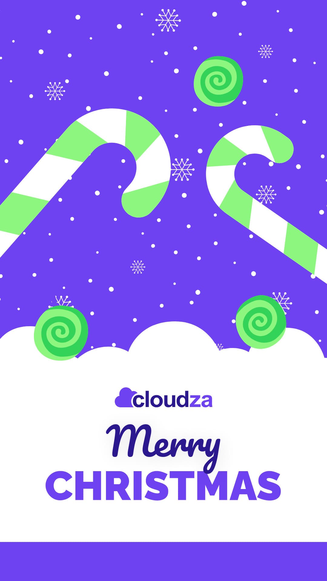 Merry Christmas Vintage Snow and Candies-1080x1920px-Story