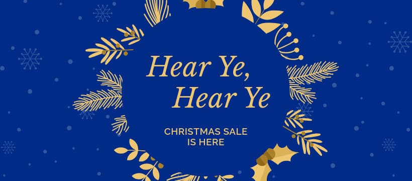 Hear Ye Blue Christmas Sale-820x360px-FacebookCover