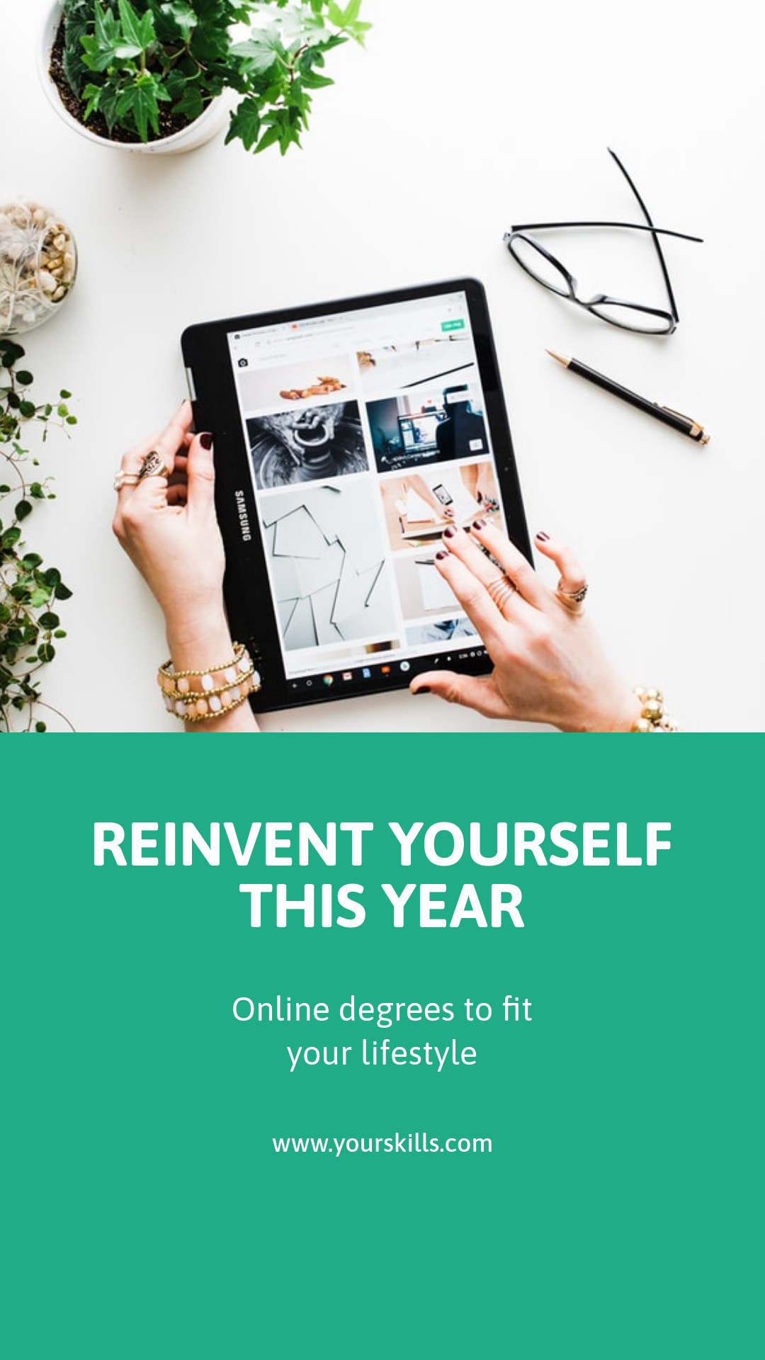 Reinvent Yourself Online Degrees Animated-1080x1920px-Story