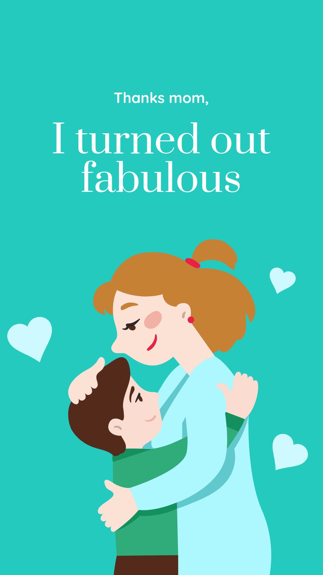 Fabulous Mother's Day Illustration-1080x1920px-Story