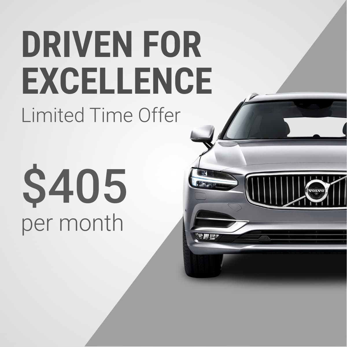 Driven For Excellence Gray Volvo Animated-1200x1200px-FacebookSquarePost