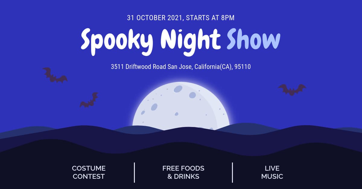 Halloween Spooky Night Show-1200x628px-FacebookSponsoredMessage