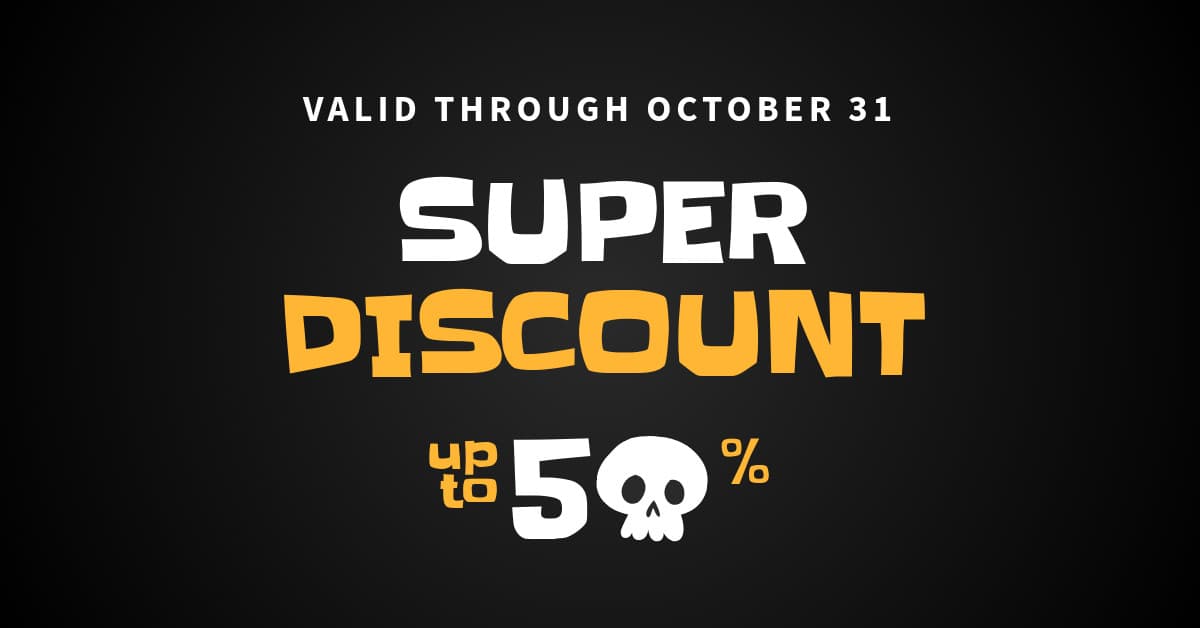 Black Halloween Skull Discount-1200x628px-FacebookSponsoredMessage
