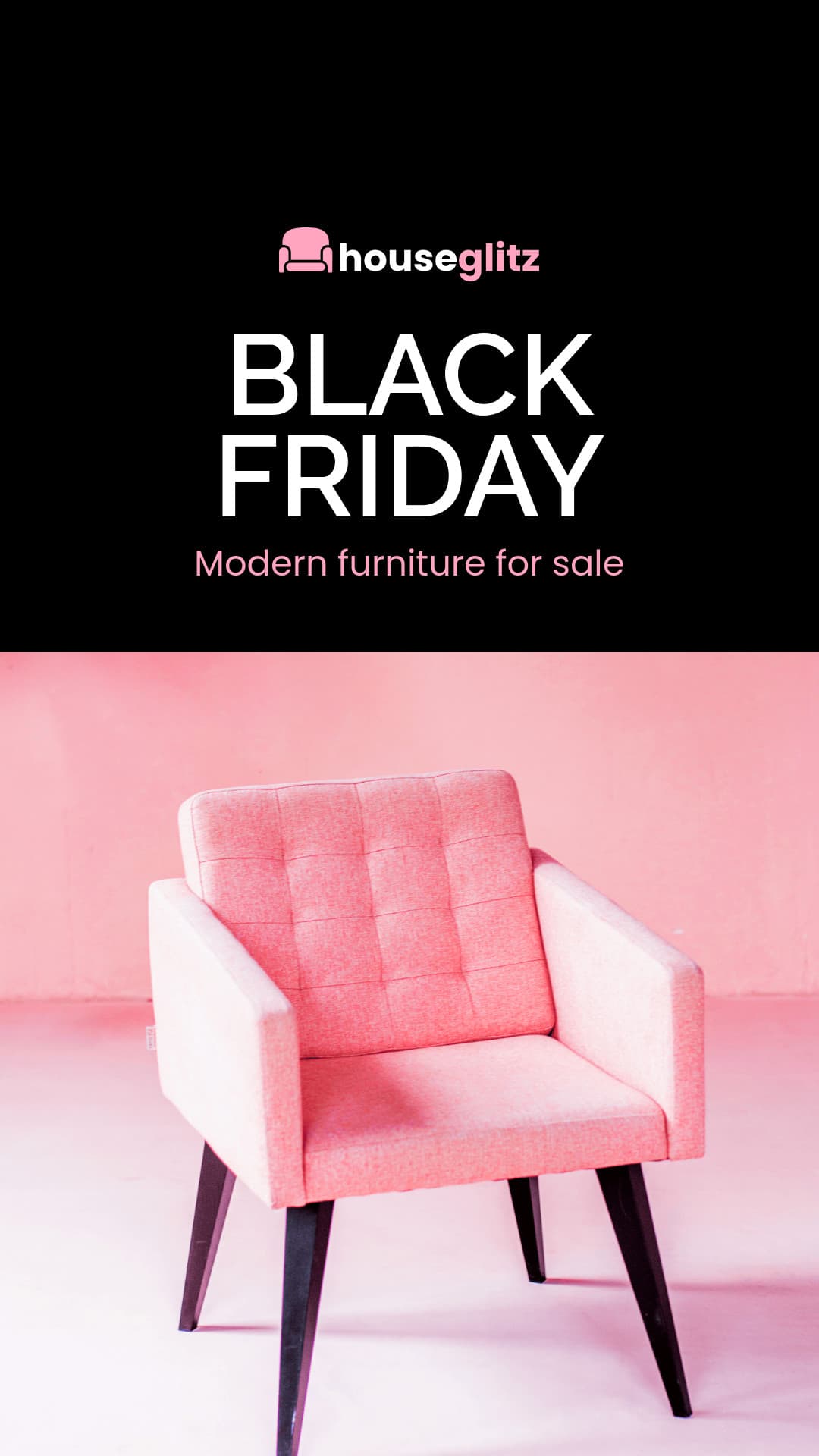Black Friday Modern Pink Furniture Sale Animated-1080x1920px-Story