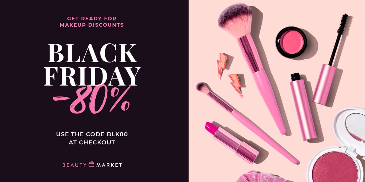 Black Friday Pink Makeup Discounts-1200x600px-TwitterImagePost