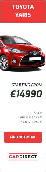 Red Toyota Yaris Automotive Animated-160x600px-WideSkyscraper