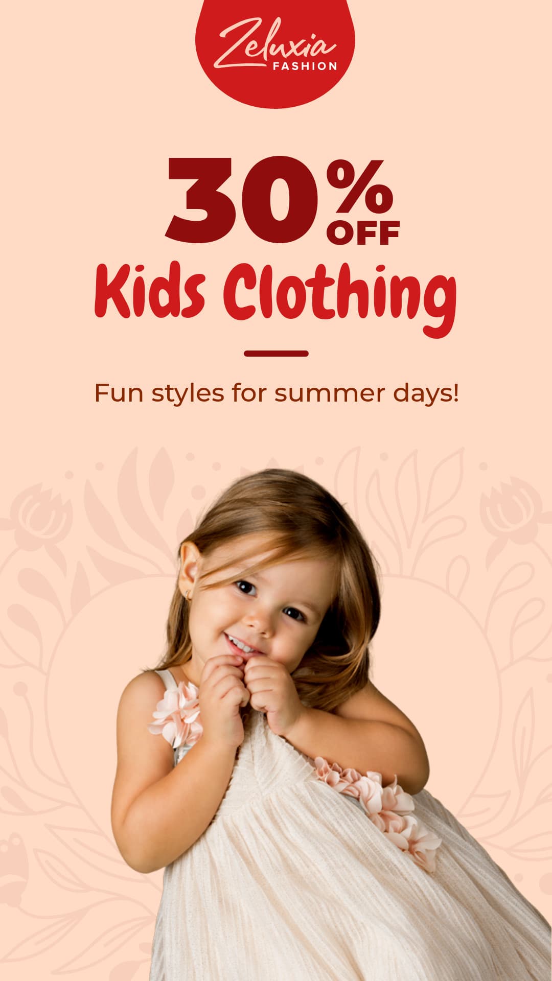 Kids Clothing Summer Days-1080x1920px-Story