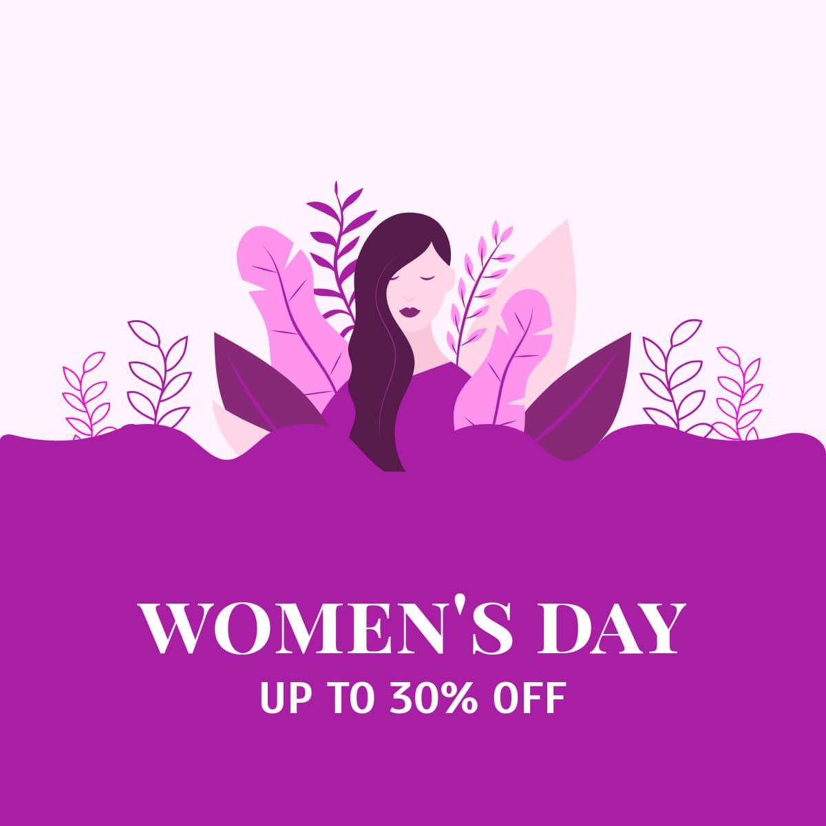 Purple Illustration Women's Day-1200x1200px-FacebookSquarePost
