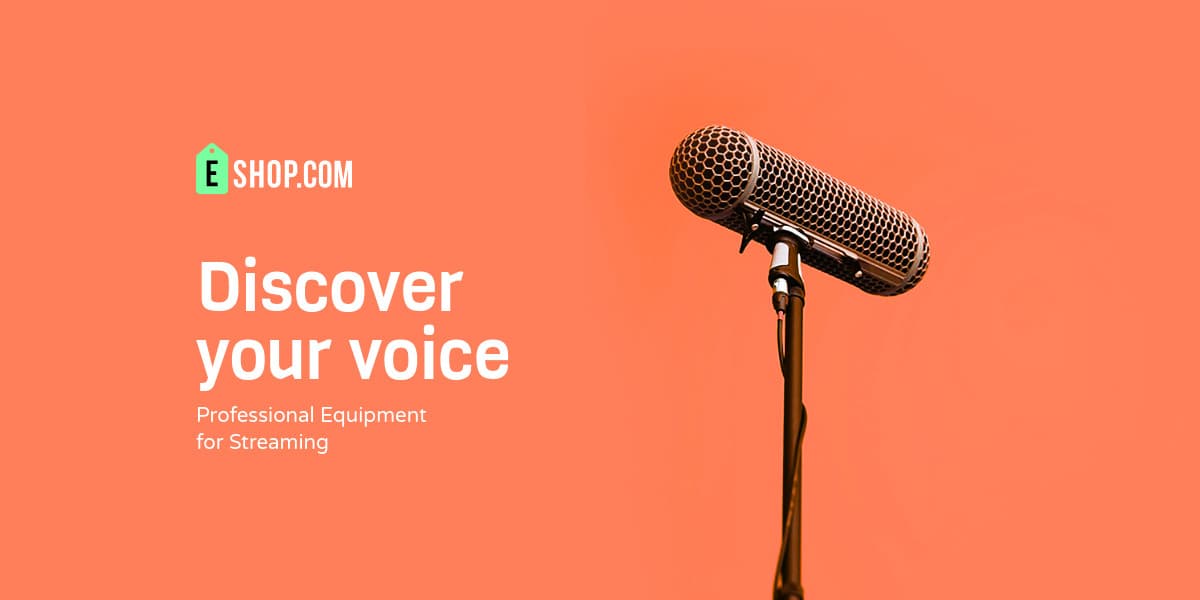 Discover Your Voice Streaming Equipment Animated-1200x600px-TwitterImagePost
