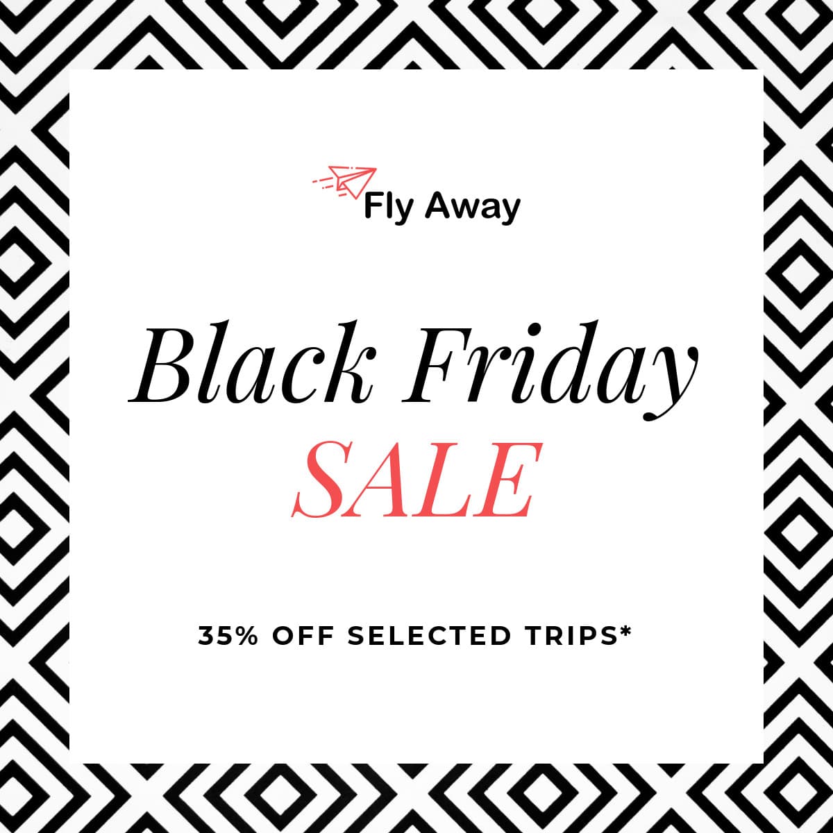 Black Friday Rhomb Pattern Sale-1200x1200px-FacebookSquarePost