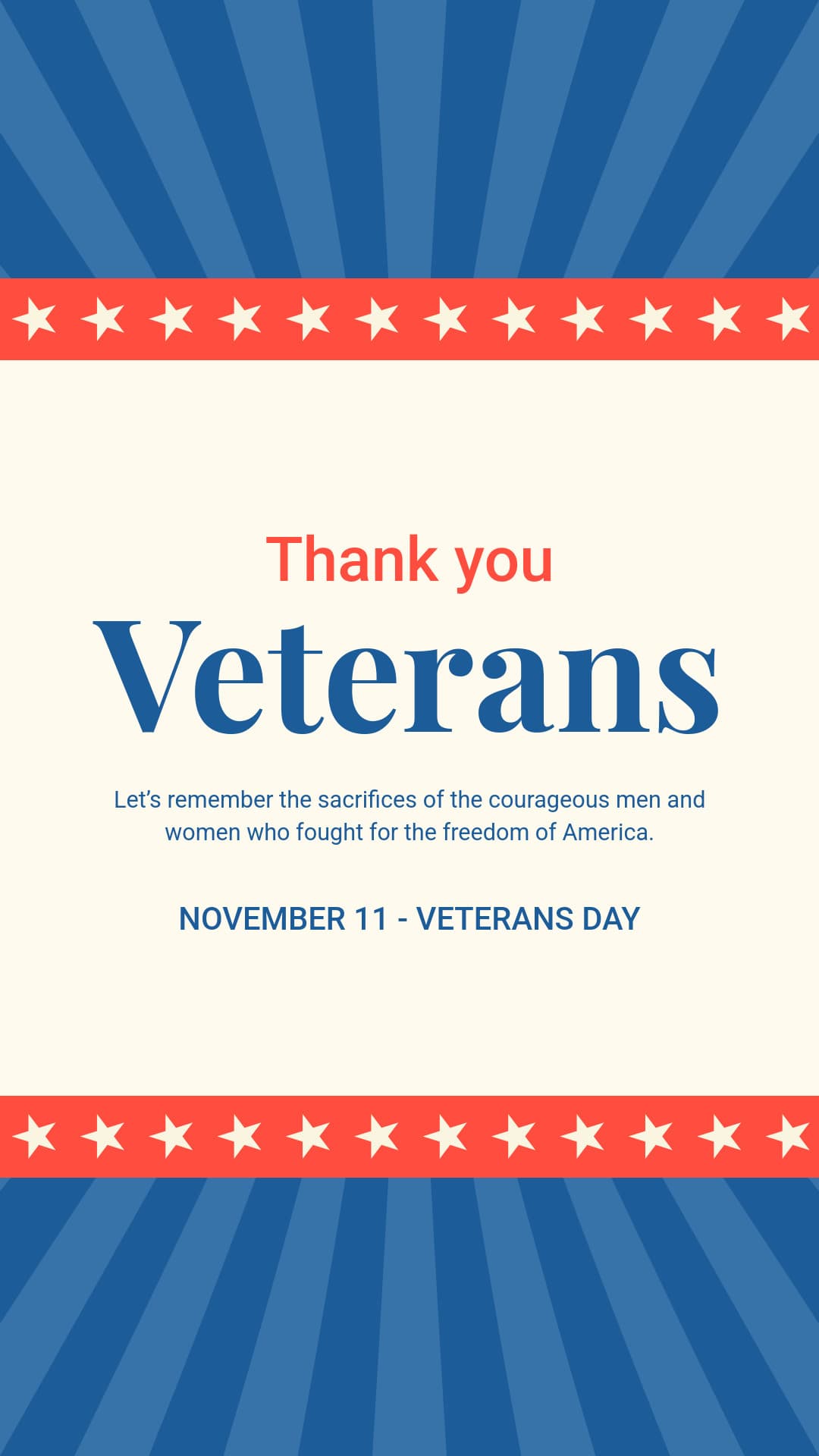 Veterans Day Remember the Sacrifices-1080x1920px-Story