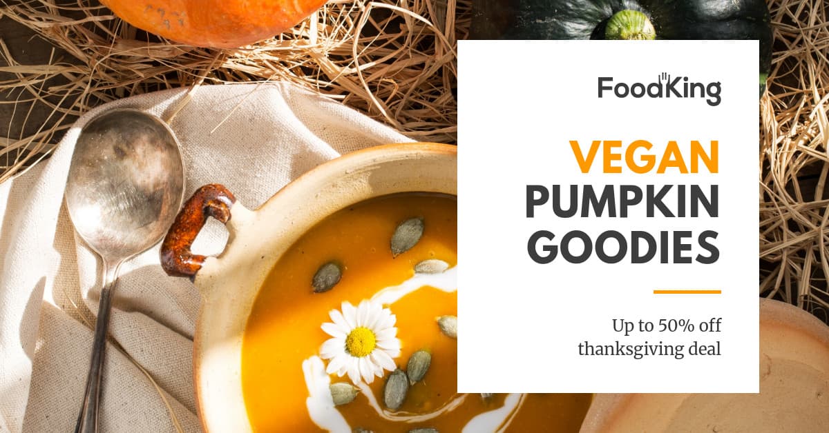 Thanksgiving Vegan Pumpkin Goodies-1200x628px-FacebookSponsoredMessage