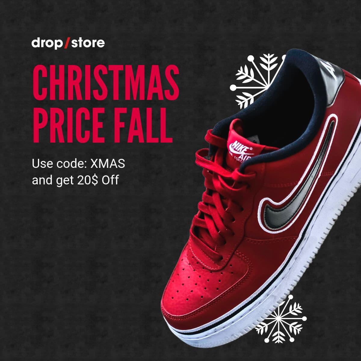 Christmas Footwear Price Fall Animated-1200x1200px-FacebookSquarePost