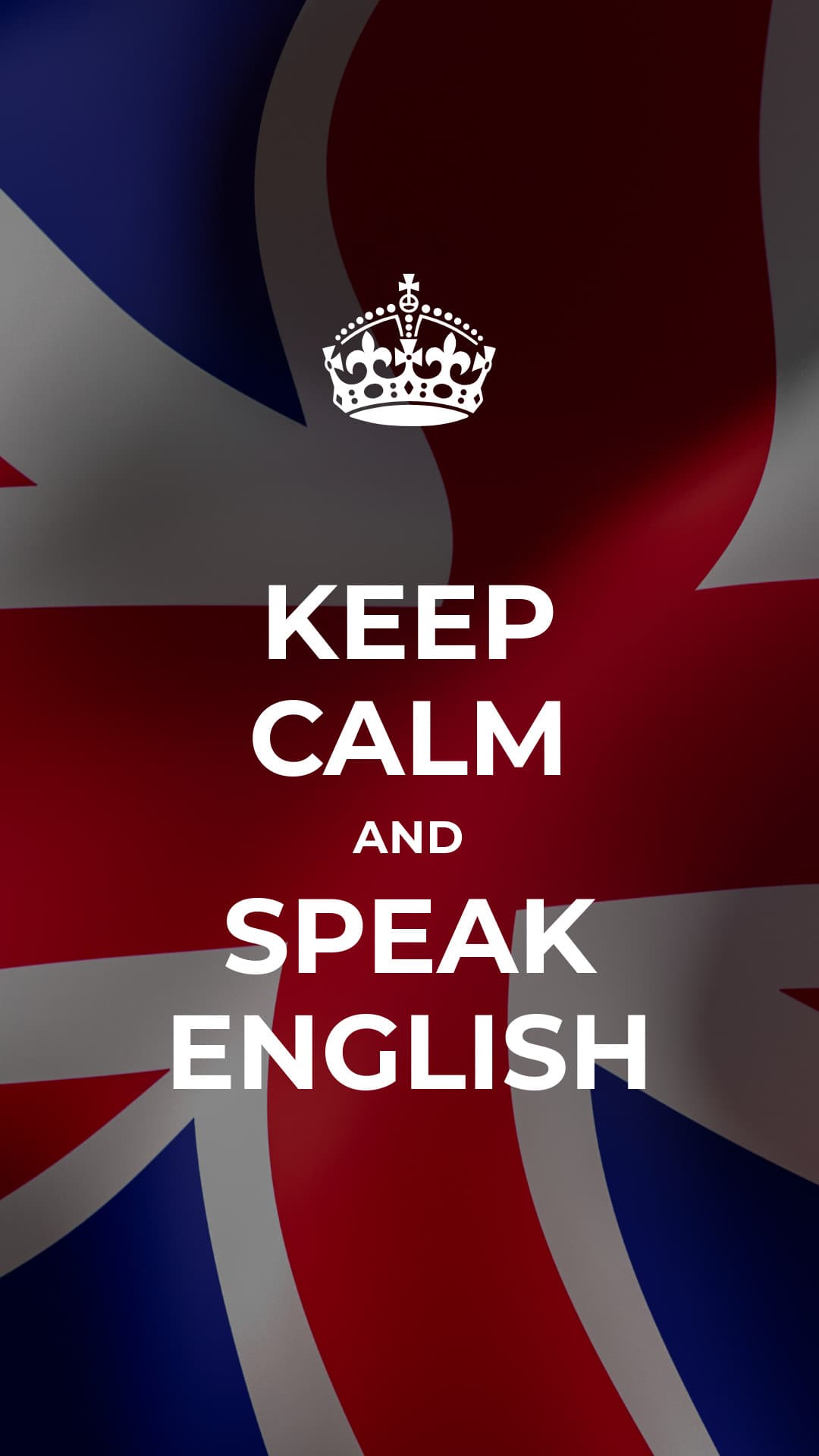 Keep Calm and Speak English-1080x1920 px