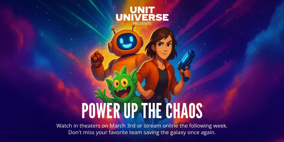 Power Up the Chaos Unit Universe Movie Animated-1200x600px-XImagePost