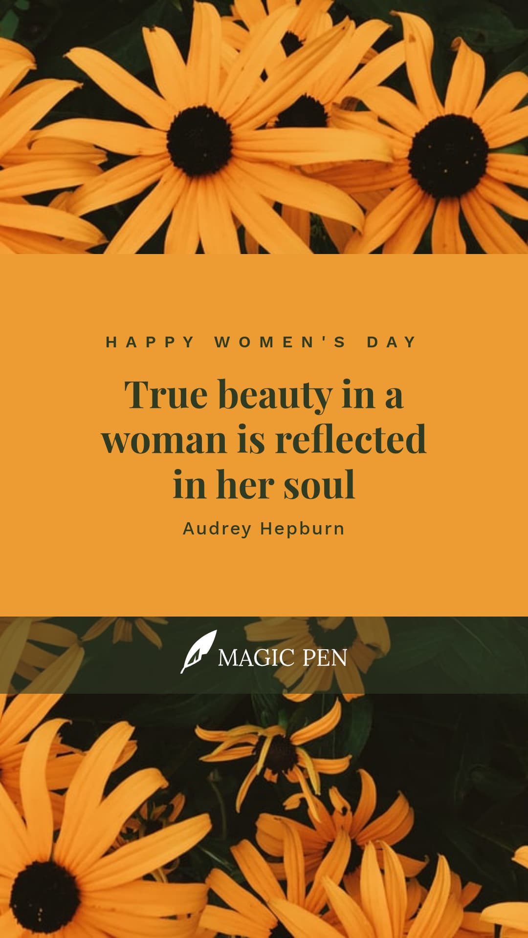 Audrey Hepburn Women's Day Quote-1080x1920px-Story