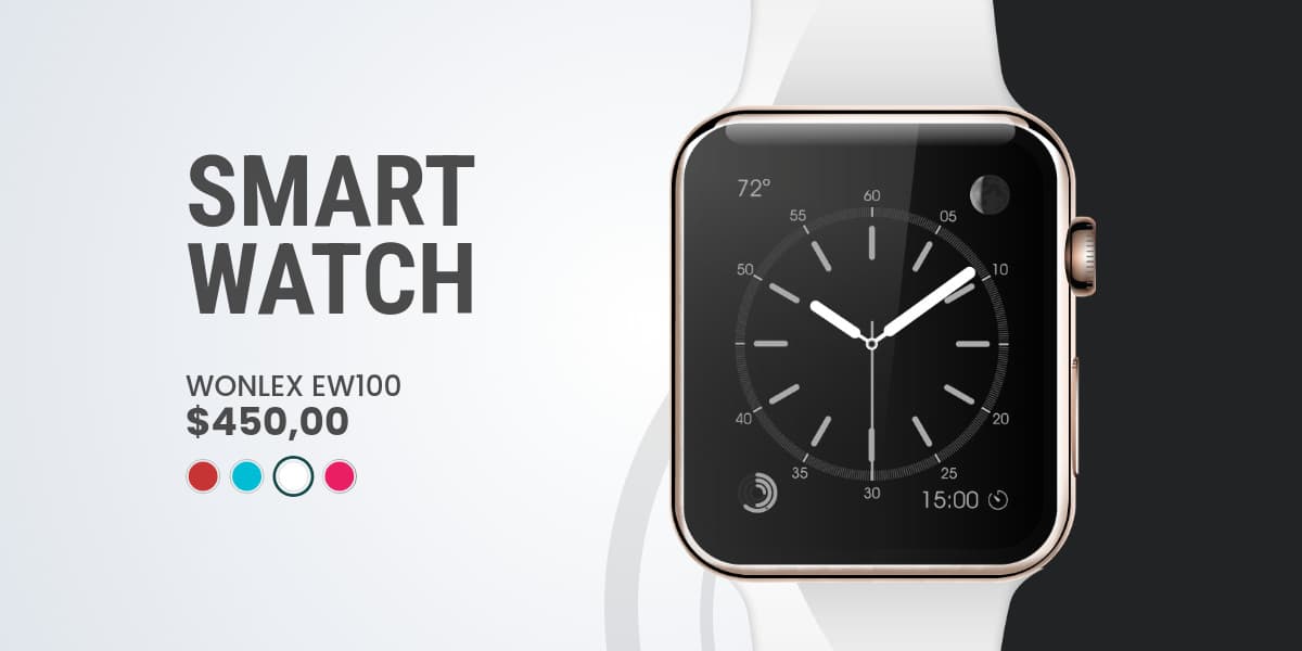 White Wonlex Smart Watch-1200x600px-TwitterImagePost