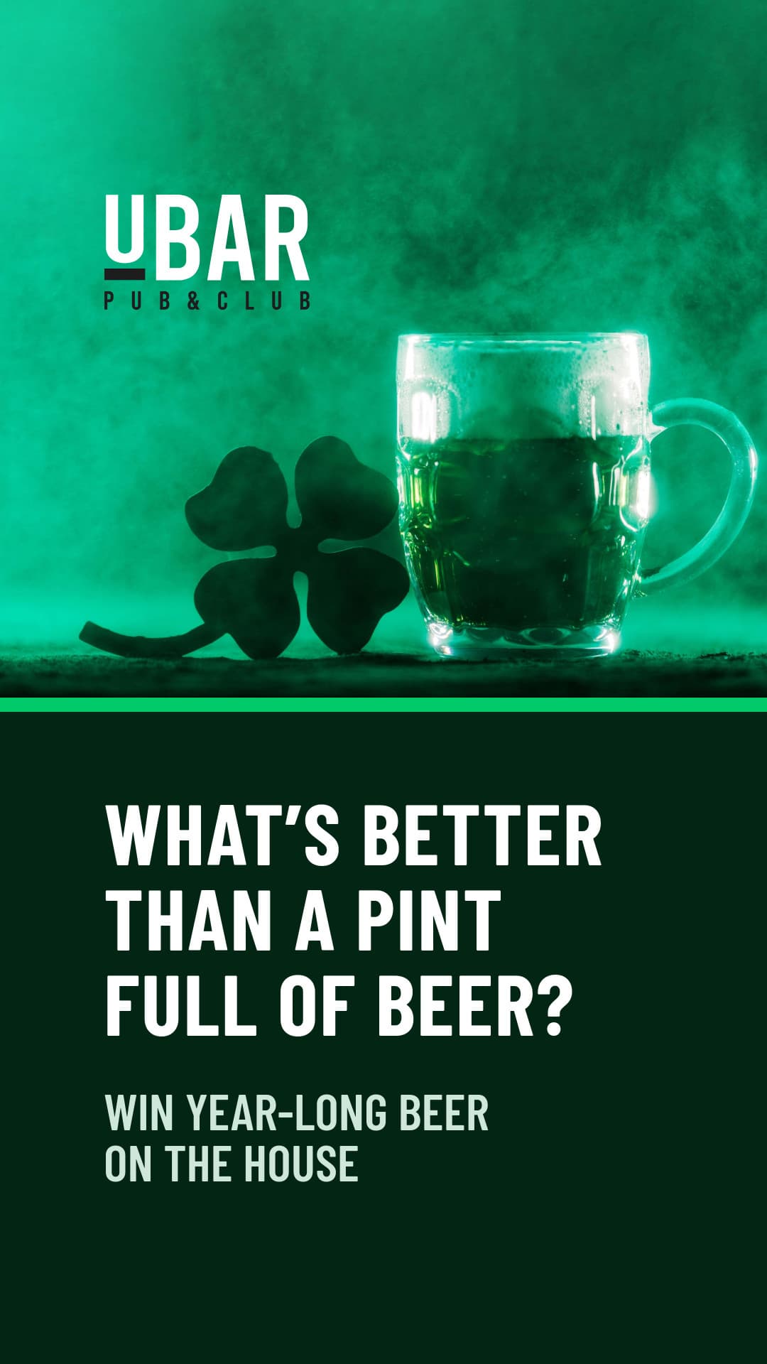 Saint Patrick's Pint Full of Beer Animated-1080x1920px-Story