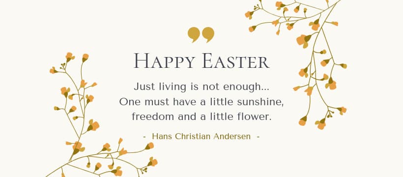 Happy Easter Andersen Quote-820x360px-FacebookCover
