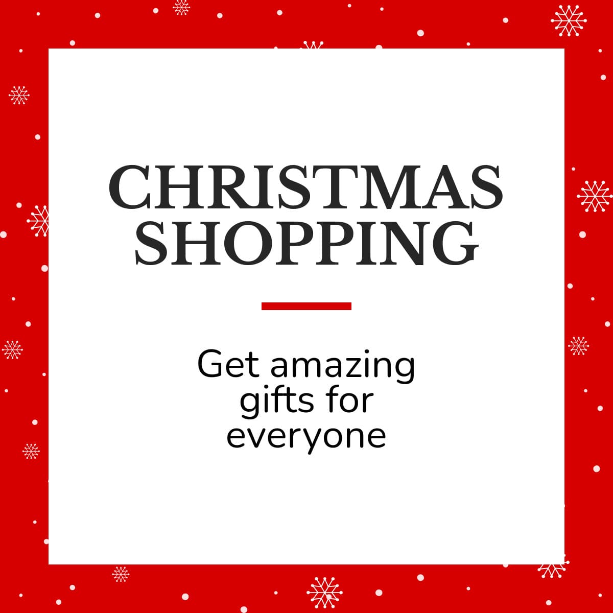 Amazing Gifts Christmas Shopping-1200x1200px-FacebookSquarePost